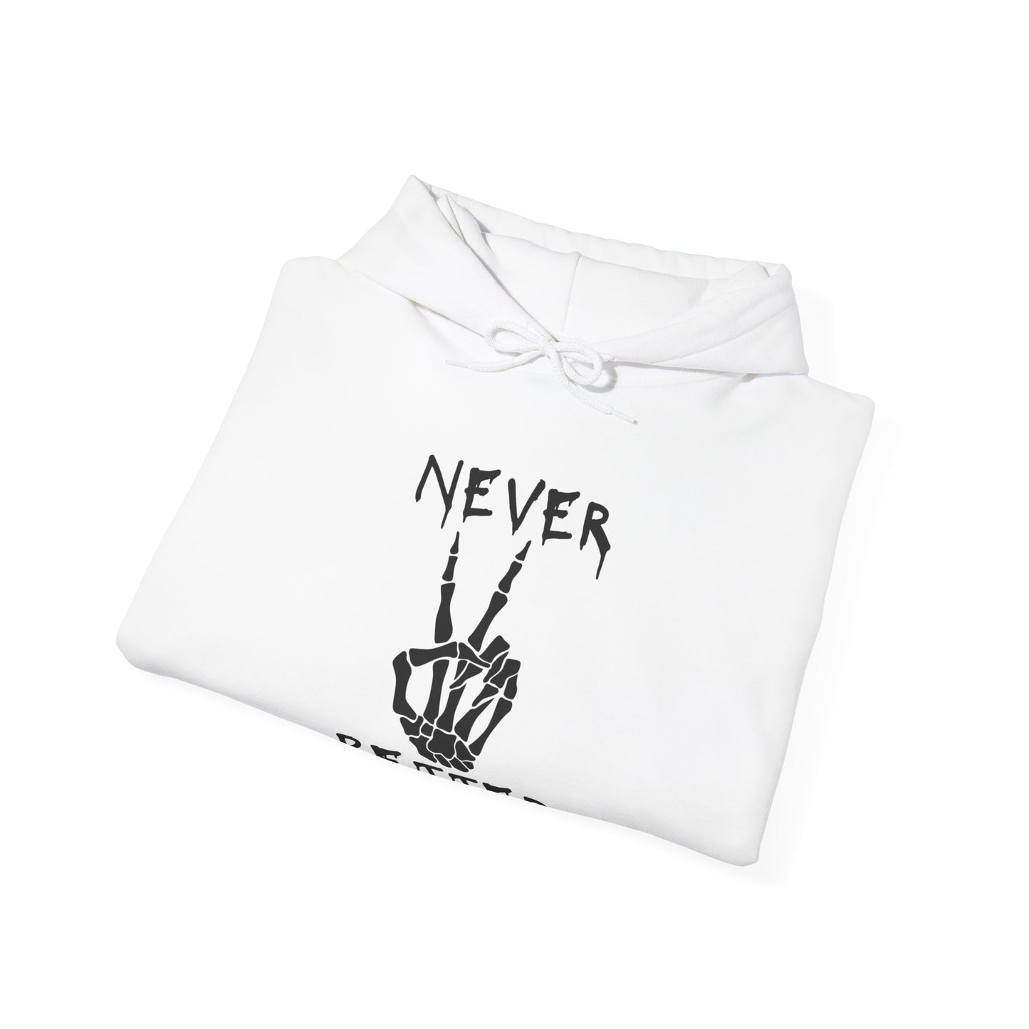 Never Better - Peace Sign Skeleton Hoodie