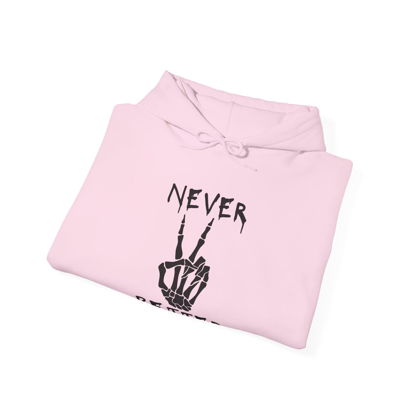 Never Better - Peace Sign Skeleton Hoodie