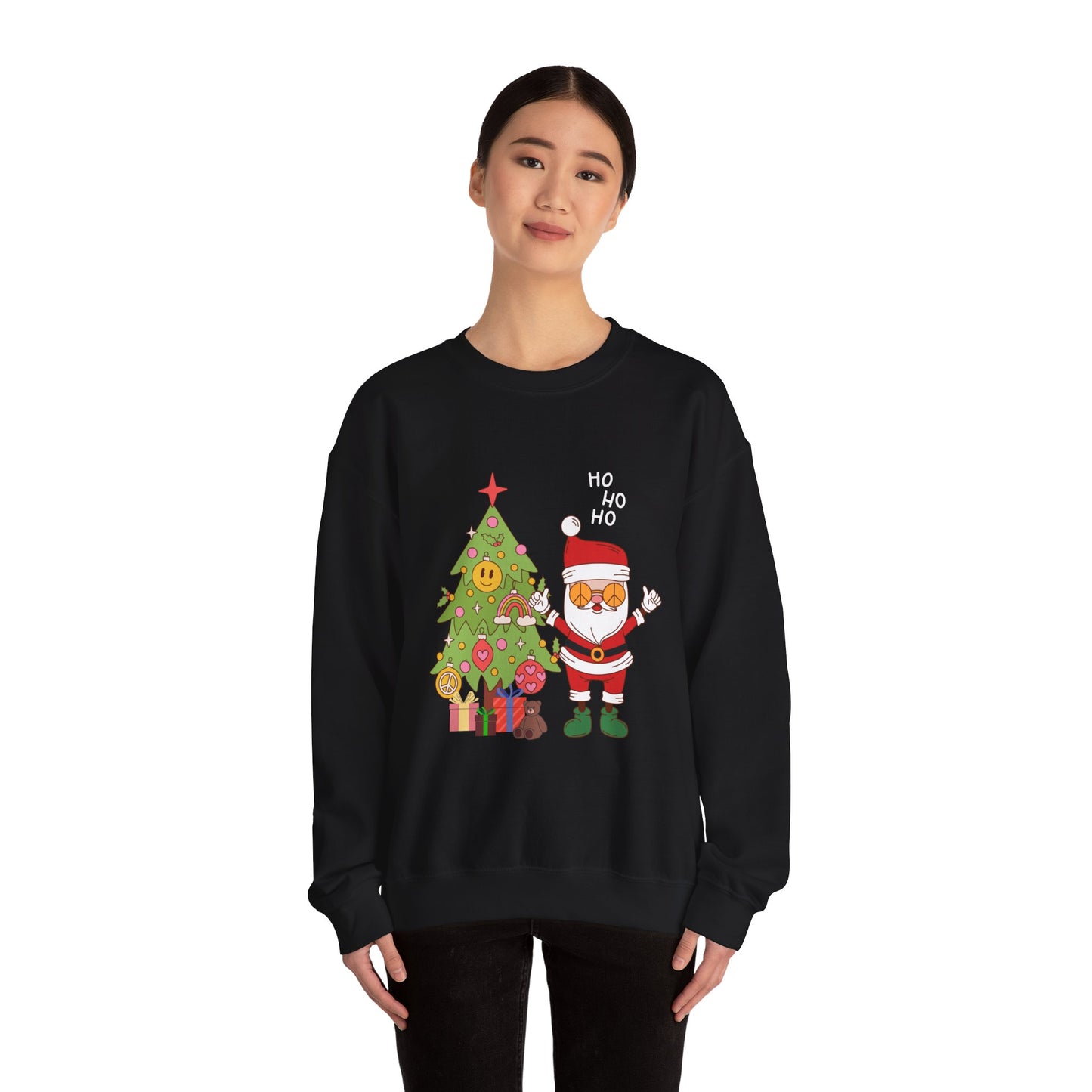 Christmas Groovy Santa - Sweatshirt