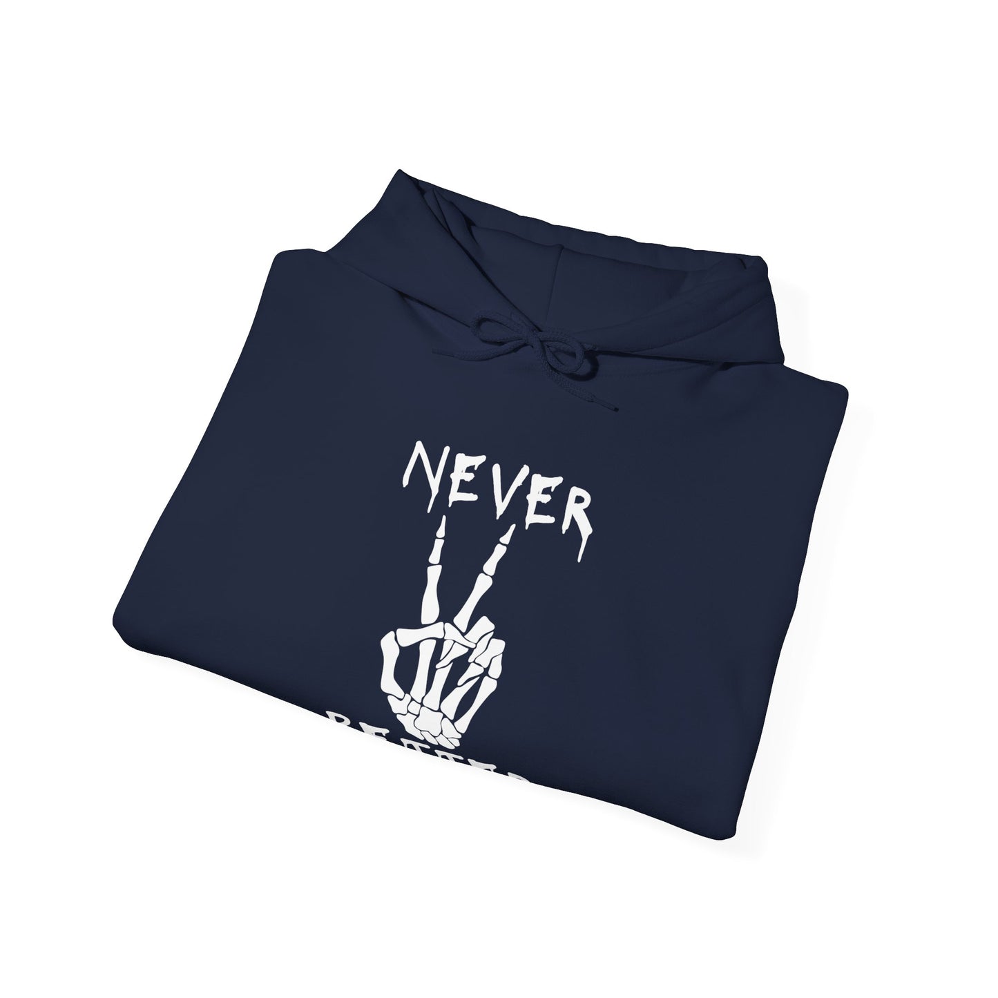 Never Better - Peace Sign Skeleton Hoodie