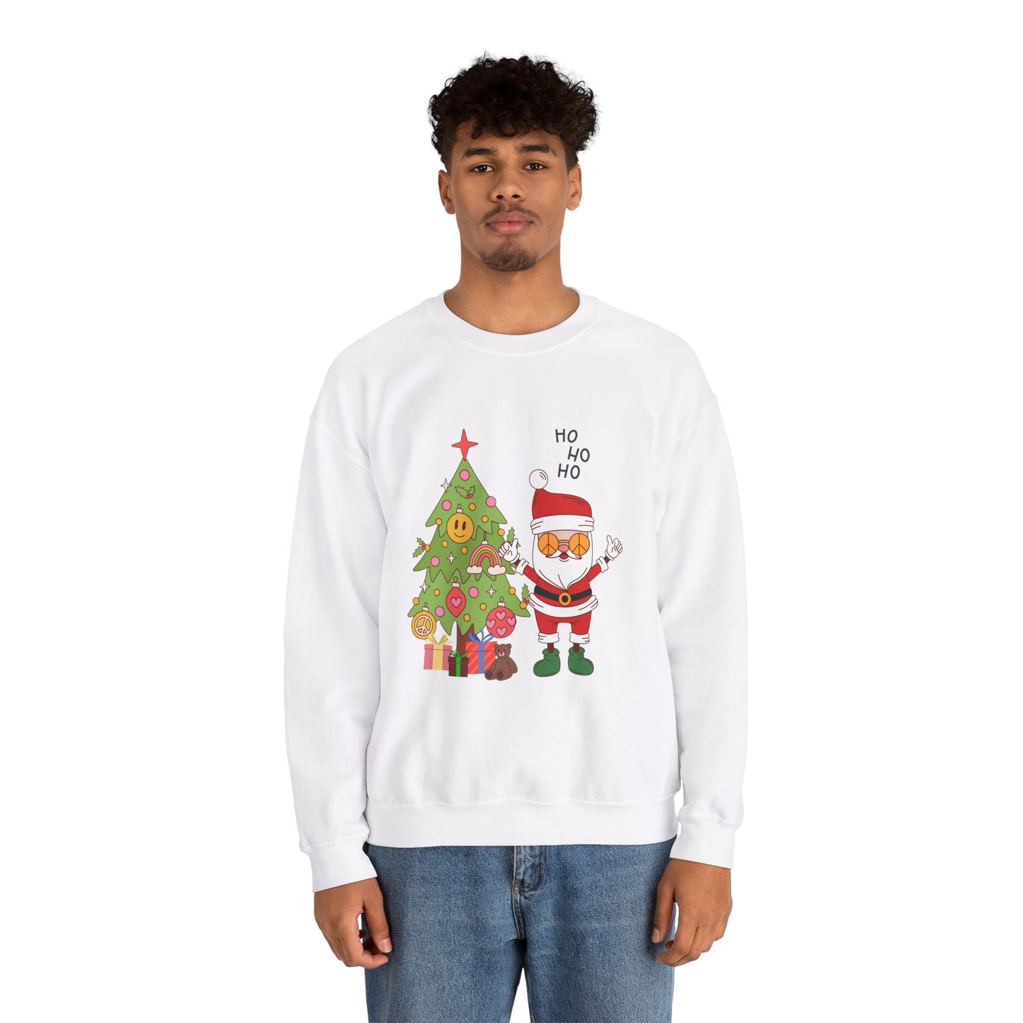 Christmas Groovy Santa - Sweatshirt