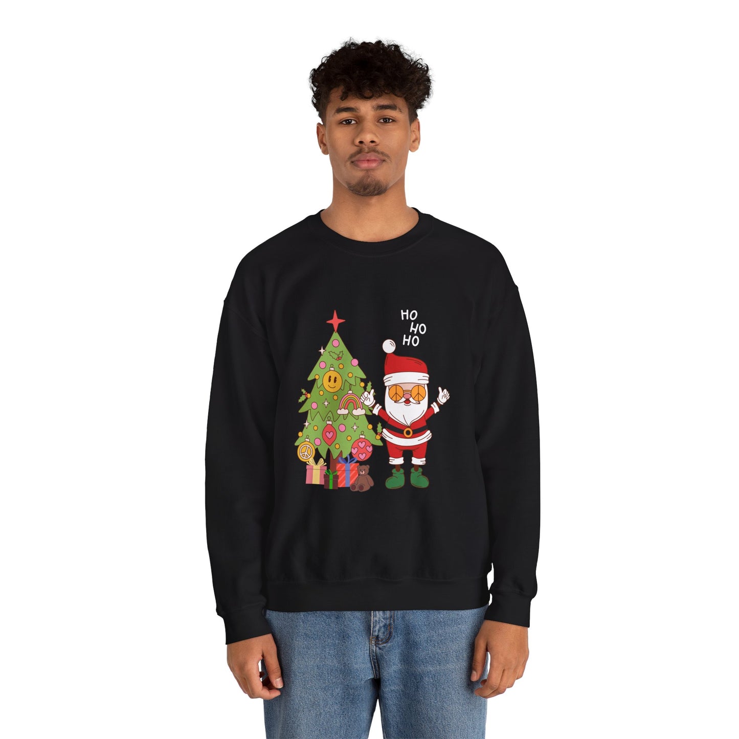 Christmas Groovy Santa - Sweatshirt